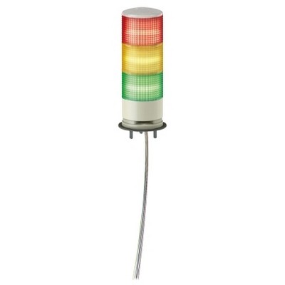 IP42 Horn Red & Yellow & Green φ60mm Monoblock Illuminated Columns 24V AC/DC LED Fixed Light-3606480390258