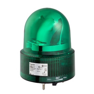 120mm Döner Aynalı Lambalı Lamba Yeşil 24VAC-DC-3606480033179