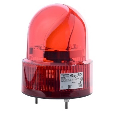 120mm Rotating Mirror Lamp Red 24VAC-DC-3606480033230