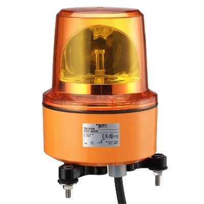 130mm Rotating Mirror Lamp Red 230VAC-3389119045322