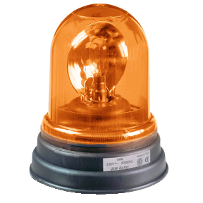 Rotating Mirror Indicator Light Xvr - Ø 165 - Orange - 25 W - 24 V Ac Dc-3389110846508