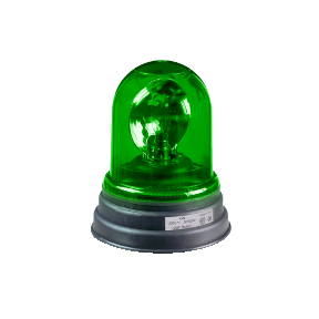 Rotating Mirror Indicator Light Xvr - Ø 165 - Green - 25 W - 230 V Ac-3389110846638