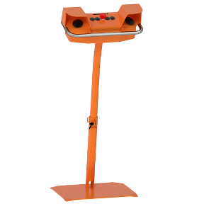 Double Hand Control Station + Base - 2 Push Button+1 Emergency Stop Mushroom Head-3389110092516