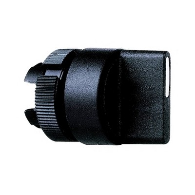 Black Selector Switch - 3 Positions - Standard Lever-ZA2BD3