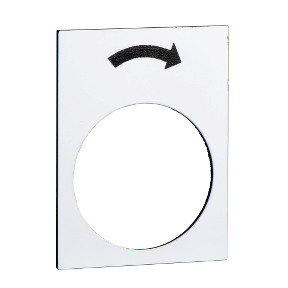 Text - 30 X 40 Mm - White - Right Turn, Slow-3389110645620