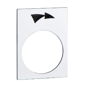 Text - 30 X 40 Mm - White - Right Turn, Slow-Fast-3389110645644