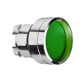 Green Embedded Push Button Head Ø22 Spring Return Unmarked-3389110887938