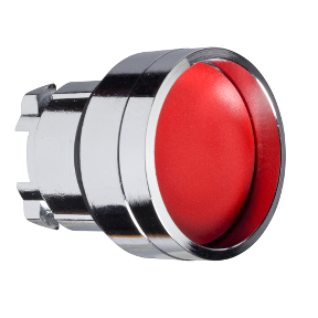 Red Embedded Push Button Head Ø22 Spring Return Unmarked-3389110887945