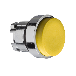 Yellow Protruding Push Button Head Ø22 Push-Push Unmarked-3389110888591