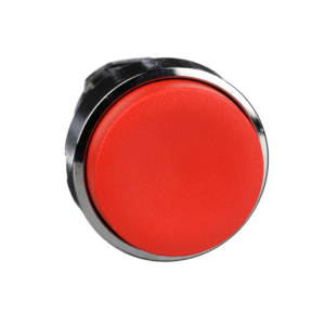 Red Projecting Push Button Head Ø22 Spring Return Unmarked-3389110889970