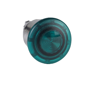 Green Ø40 Illuminated Mushroom Push Button Head For Integrated Led Ø22 Spring Return-3389110666489