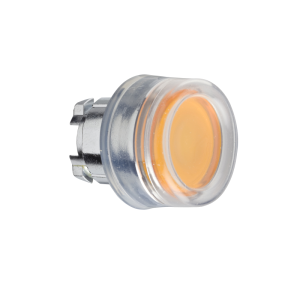 Orange Recessed Illuminated Push Button Head For Integrated Led Ø22 Spring Return-3389110892819