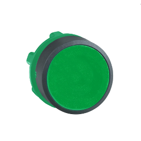 Green Recessed Push Button Head Ø22 Spring Return Unmarked-3389110134742