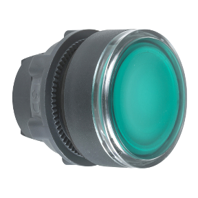 Green Recessed Illuminated Push Button Head For Integrated Led Ø22 Push-Push-3389110137705