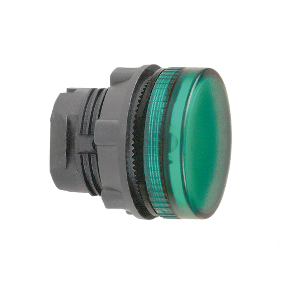 Green Pilot Light Head For Ba9S Bulb Ø22 Slotted Lens-3389110072174