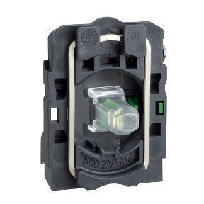 24V Body/Green Light Block with Fixing Collar with Integrated LED 1Na-3389110908428