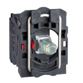 24V Body/Green Light Block with Fixing Collar with Integrated Led 1Nk-3389110908435