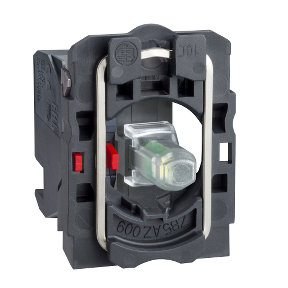 24V Body/Green Light Block with Fixing Collar with Integrated Led 1Nk-3389110908442