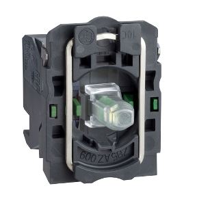 24V Body/Green Light Block with Fixing Collar with Integrated LED 2Na-3389110908466