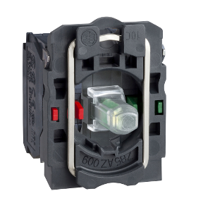 24V Body/Red Light Block with Fixing Collar with Integrated Led 1Na+1Nk-3389110908558
