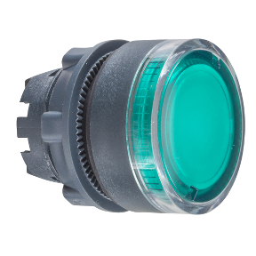 Green Recessed Illuminated Push Button Head For Ba9S Bulb Ø22 Spring Return-3389110175981