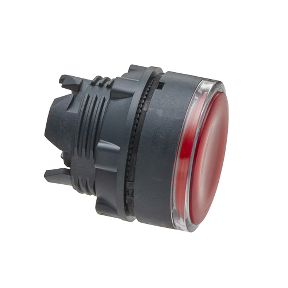 Red Recessed Illuminated Push Button Head For Integrated Led Ø22 Spring Return-3389110909968