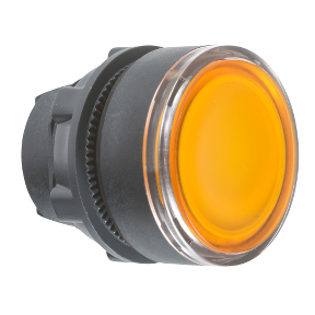 Orange Recessed Illuminated Push Button Head For Ba9S Bulb Ø22 Spring Return-3389110909975
