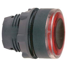 Red Recessed Illuminated Push Button Head For Integrated Led Ø22 Spring Return-3389110924343