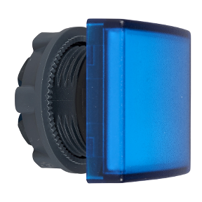 Square Blue Pilot Light Head Ø22 Flat Lens For Integrated Led-3389110934762