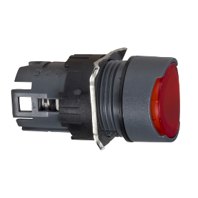 Head for Illuminated Push Button, Harmony Xb6, Red Recessed Push Button Ø 16 Locking Integrated Led-3389110776171