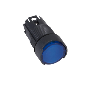 Blue Recessed Illuminated Push Button Head For Integrated Led Ø16 Latching-0