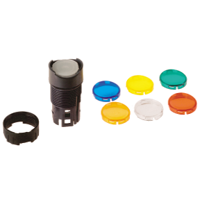 Recessed Illuminated Push Button Head with 6 Color Heads Ø16 Latching-3389110776508