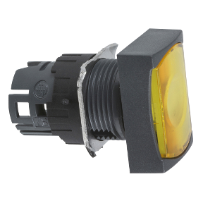 Yellow Dikdrt Recessed Illuminated Push Button Head For Integrated Led Ø16 Latching-3389110776287