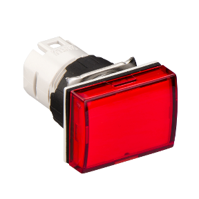 Rectangular Red Pilot Light Head For Integrated Led Ø16-3389110775662