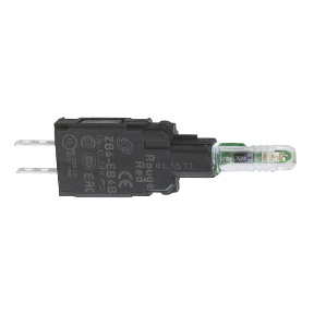 Integrated LED 230...240V Body/Green Light Block with Fixing Collar-3389110274820