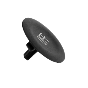 Circular Push Button For Ø22 Black Cap With Off Mark-3389110091465
