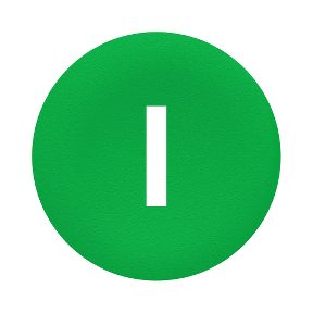 Circular Push Button For Ø22 Green Cap I Marked-3389110090758