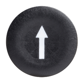 Black Head Arrow Marked For Circular Push Button Ø22-3389110091588