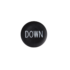 Circular Push Button For Ø22 Green Cap With Down Mark-3389110091502