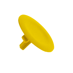 Yellow Cap For Circular Push Button Ø22 Unmarked-3389110090666