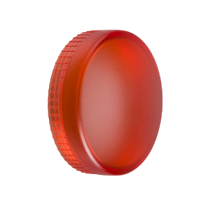 Red Flat Lens For Circular Pilot Light Ø22 With Integrated Led-3389110099898