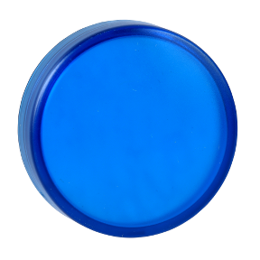 Blue Flat Lens For Circular Pilot Light Ø22 With Integrated Led-3389110100006