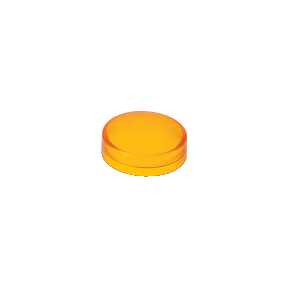 Ba9S Bulb Circular Illuminated Push Button Orange Flat Lens For Ø22-3389110100648
