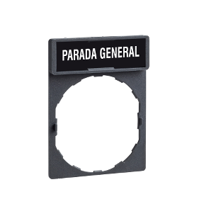 Written 8 X 27 Mm Letter Holder 30 X 40 Mm Parada General Marked-3389110201055