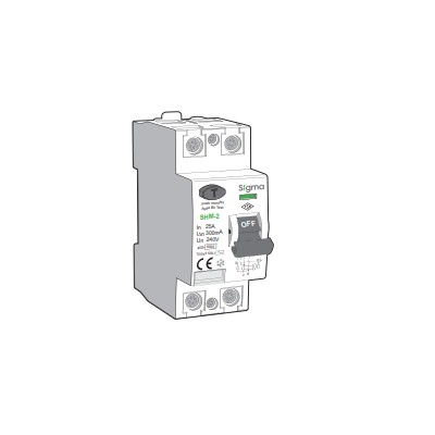 SHM-2 6KA 30MA 25A residual current circuit breaker