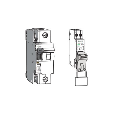 3-6 KA automatic fuse auxiliary contact (1NO+1NC)