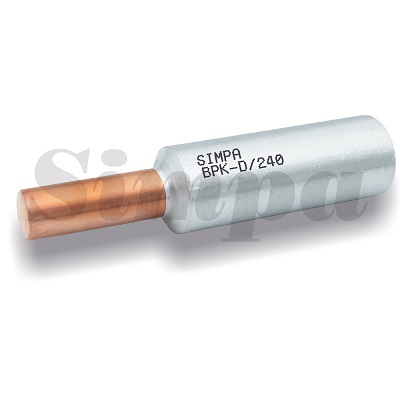 Bimetal Pin Connector Al-Cu, Cable cross section (mm):25
