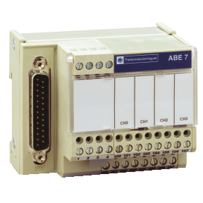 Connection Base Abe7 - For Distribution of 4 Shielded Analog Channels-3595863931594