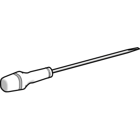 Screwdriver for Slot Head Screws - Mouth 1 X 5.5 Mm-3389110530889
