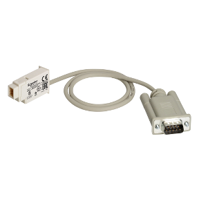 Sub-D 9 Pin Modem Connection Cable - For Zelio Logic Smart Relay - 0.5 M-3389119204033